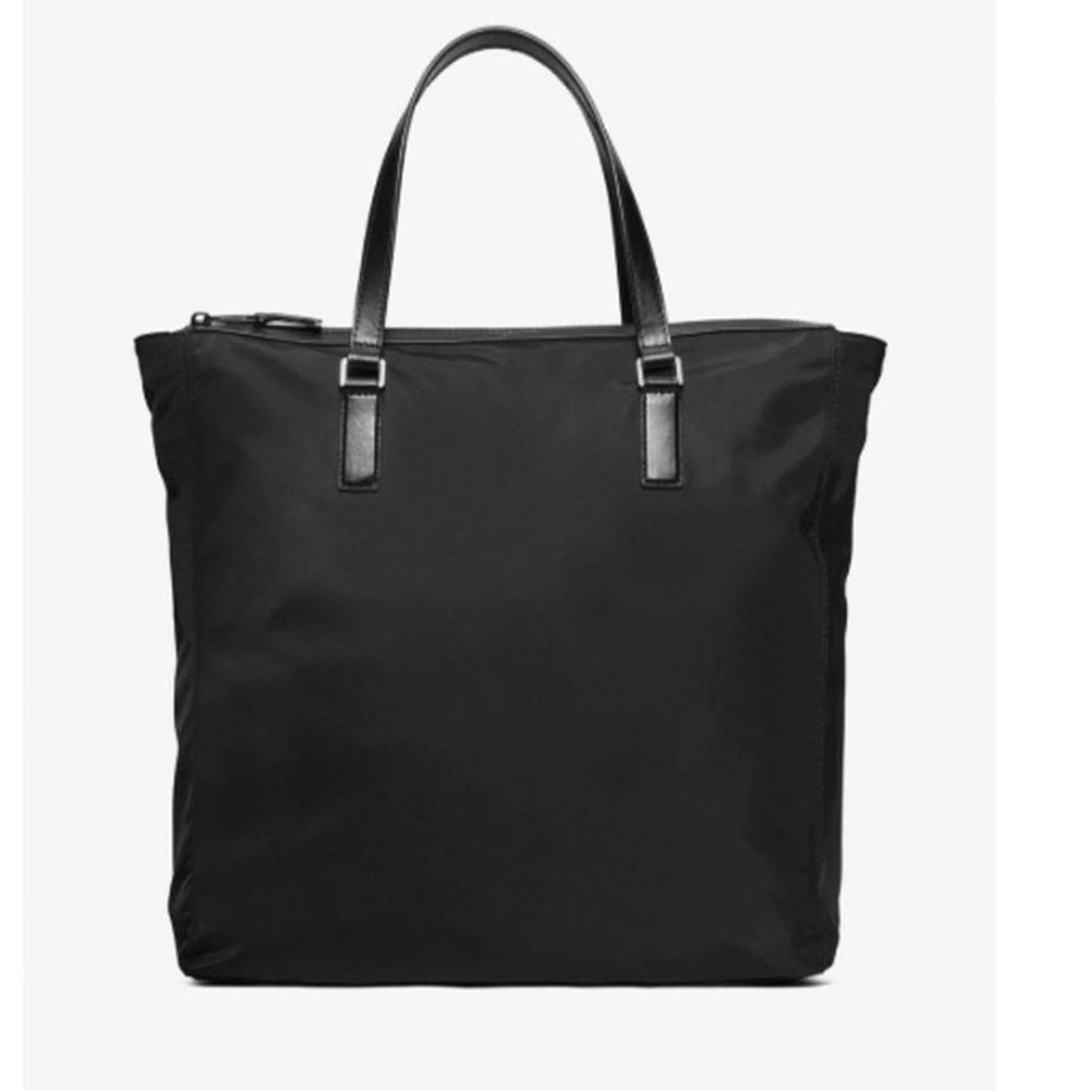 MICHAEL KORS KENT NYLON ZIP TOP TOTE HANDBAG GYM TRAVEL LAPTOP BAG - Picture 2 of 6